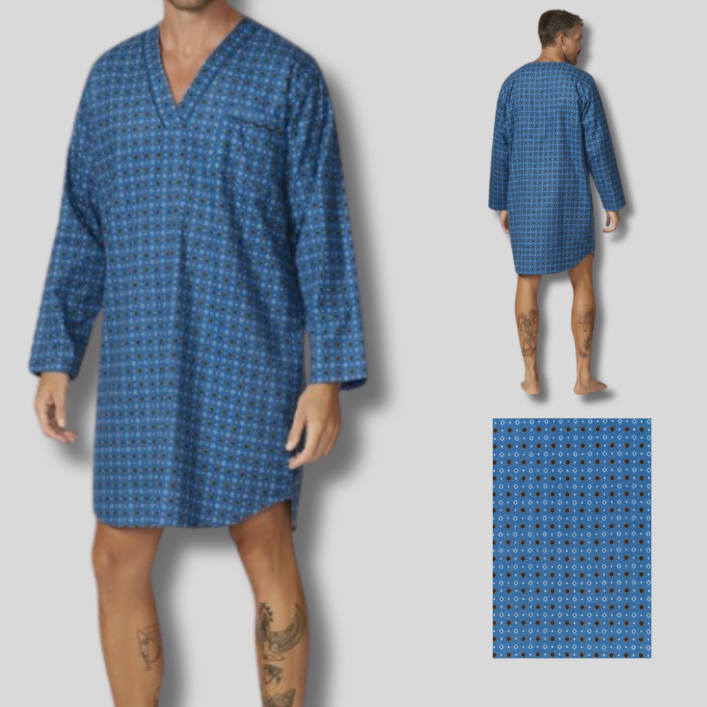 100% Cotton Flannelette Night Shirt