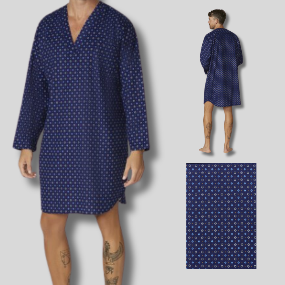 100% Cotton Flannelette Night Shirt